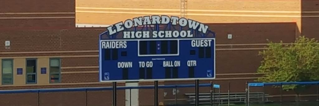 Leonardtown Football banner