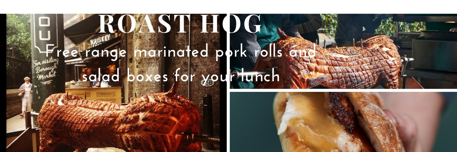 ROAST HOG banner