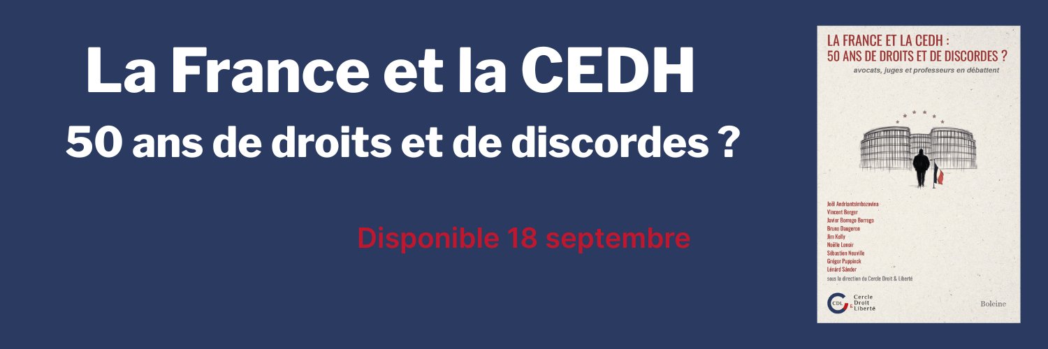 Droit & Liberté banner