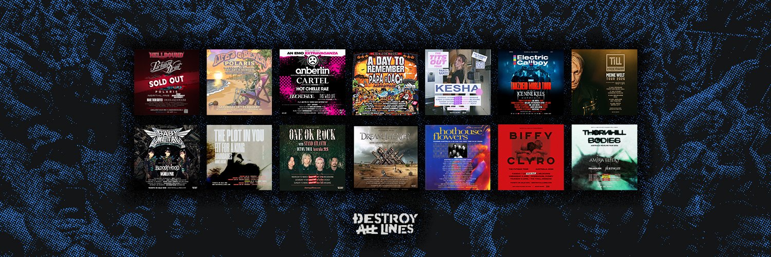 Destroy All Lines banner