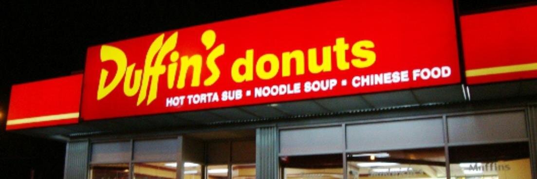 Duffin's Donuts banner