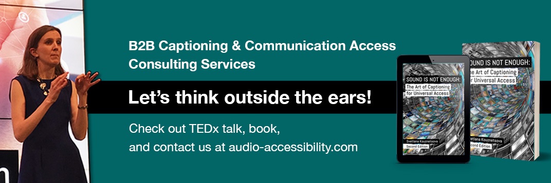 🧏‍♀️Audio Accessibility banner