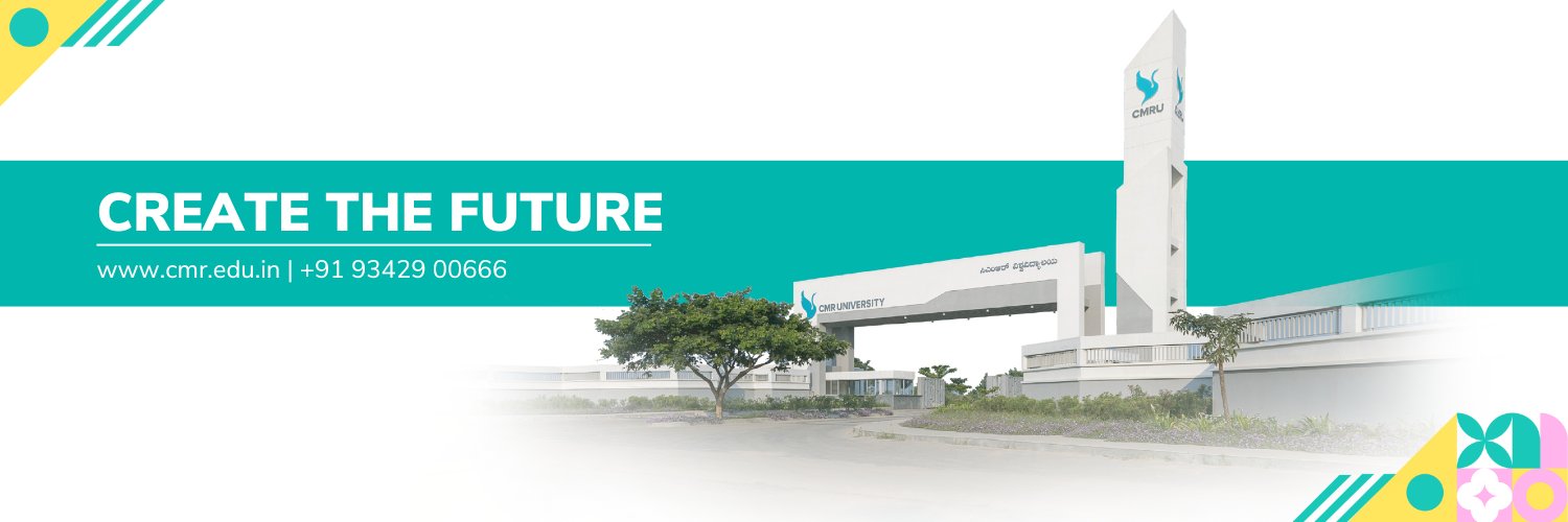 CMR University banner