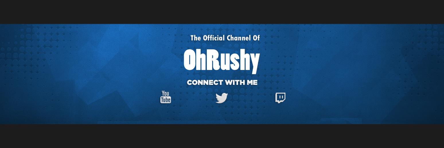 OhRushy's profile banner image