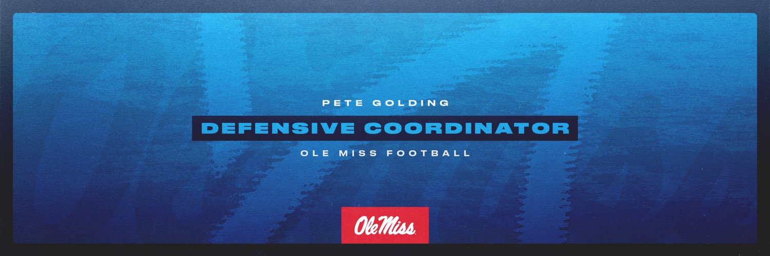 Pete Golding's banner