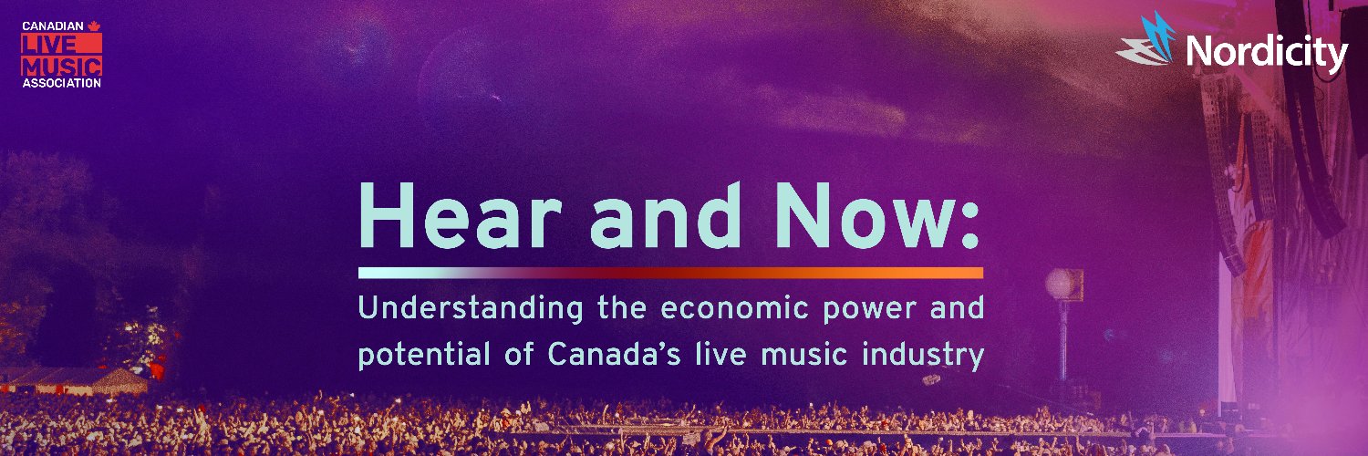 Canadian Live Music Association banner