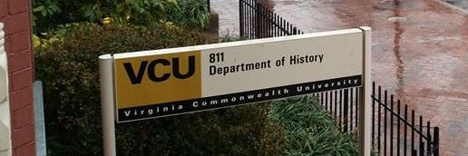 VCU History Dept banner