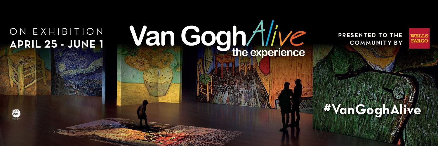 Van Gogh Alive banner