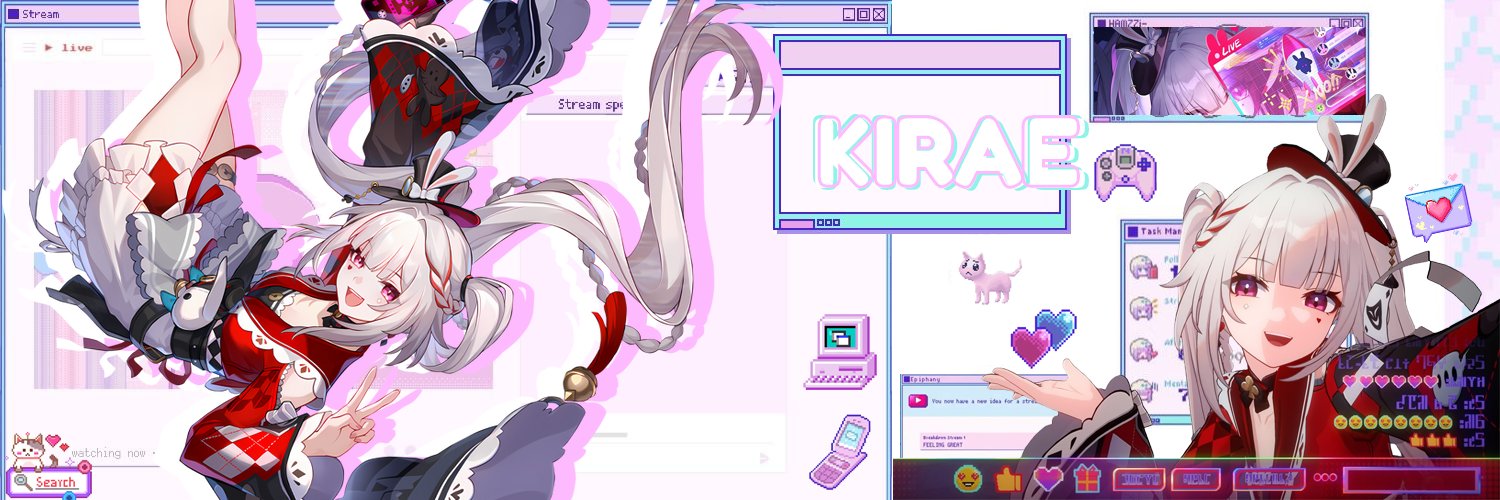 Kirae — 800+ proofs. pilot hsr zzz banner