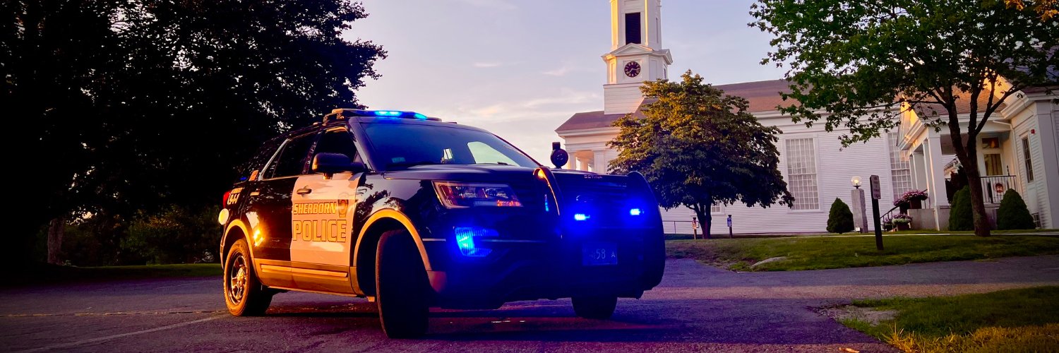 Sherborn MA Police banner