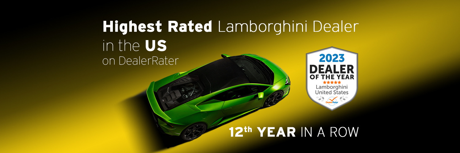 Lamborghini Dallas banner