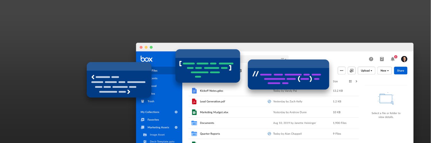 Box Developers banner