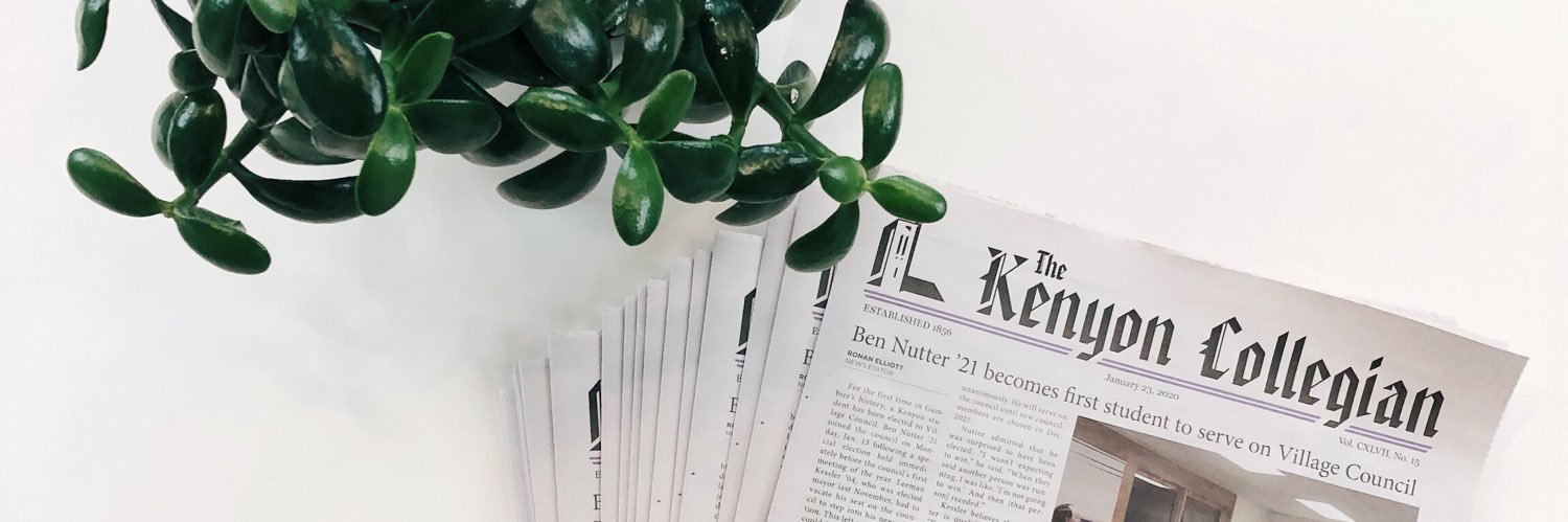 The Kenyon Collegian banner