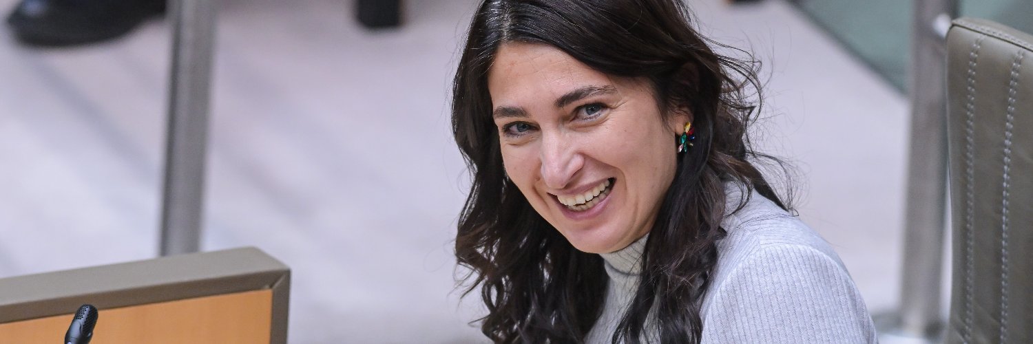 Zuhal Demir's banner