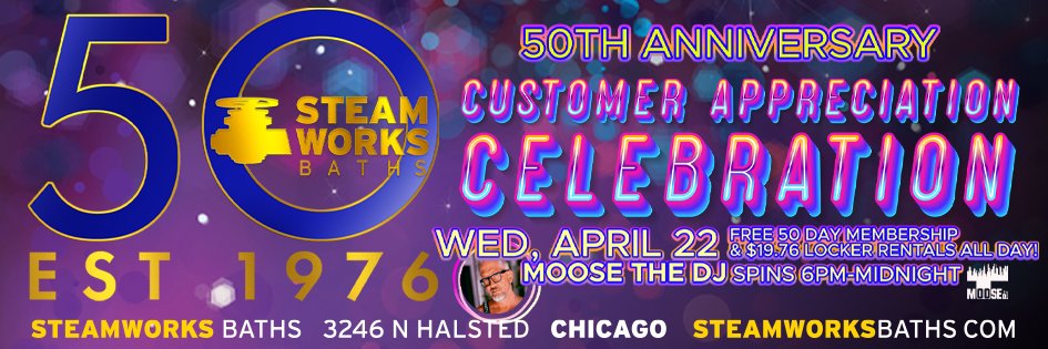 Steamworks Chicago banner