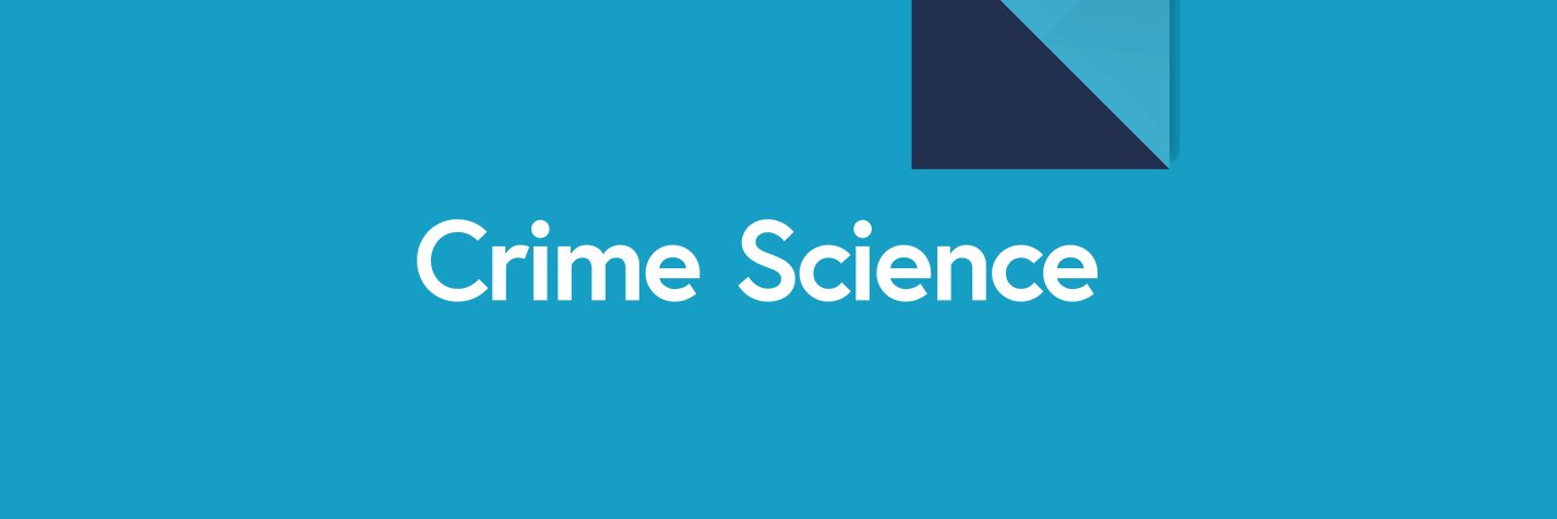 Crime Science Journal banner