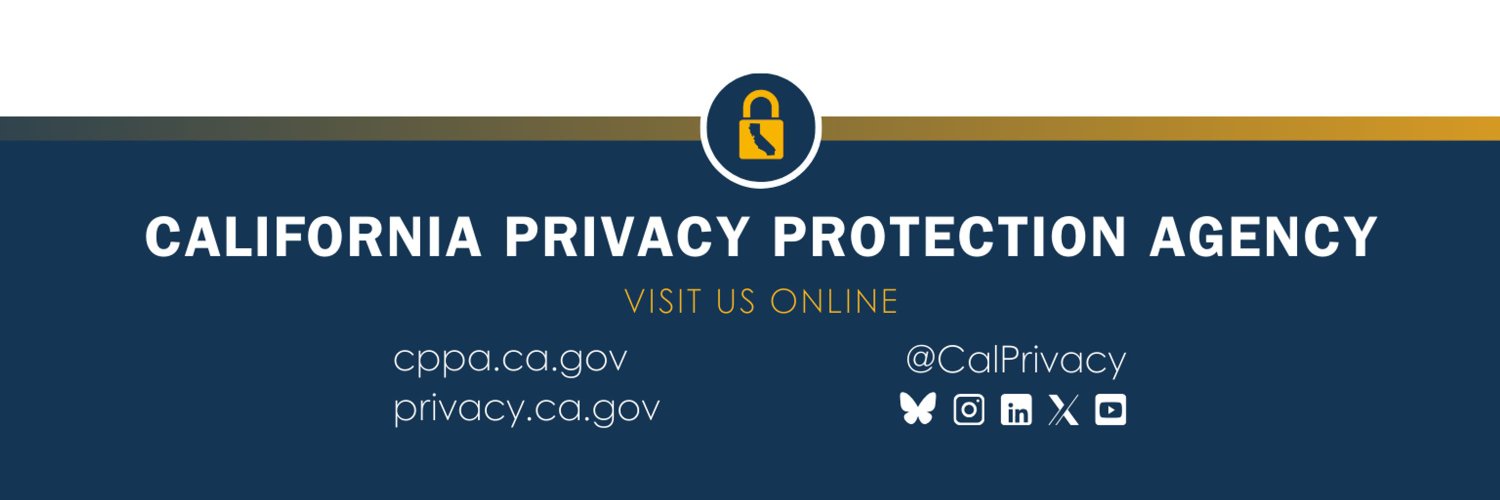 California Privacy Protection Agency banner