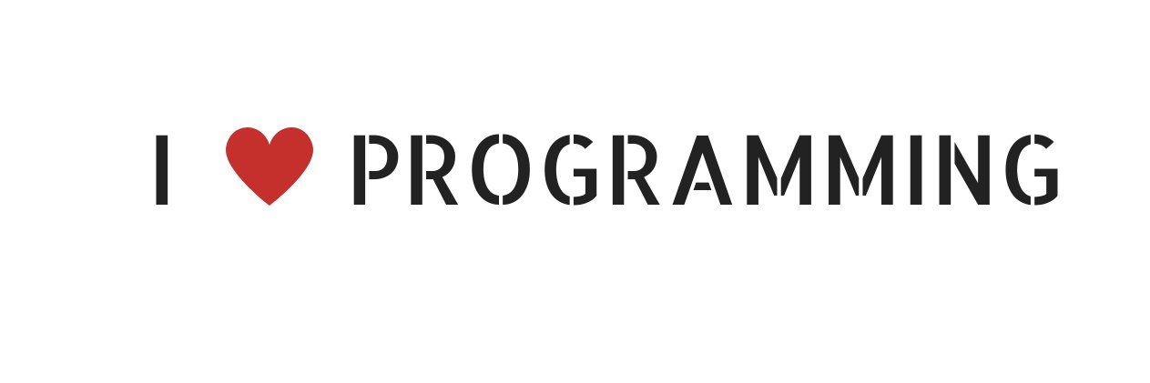 I Love Programming banner