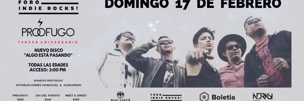 Prófugo banner