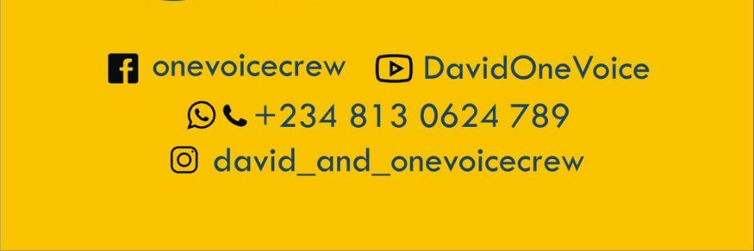 DavidOneVoice's profile banner image