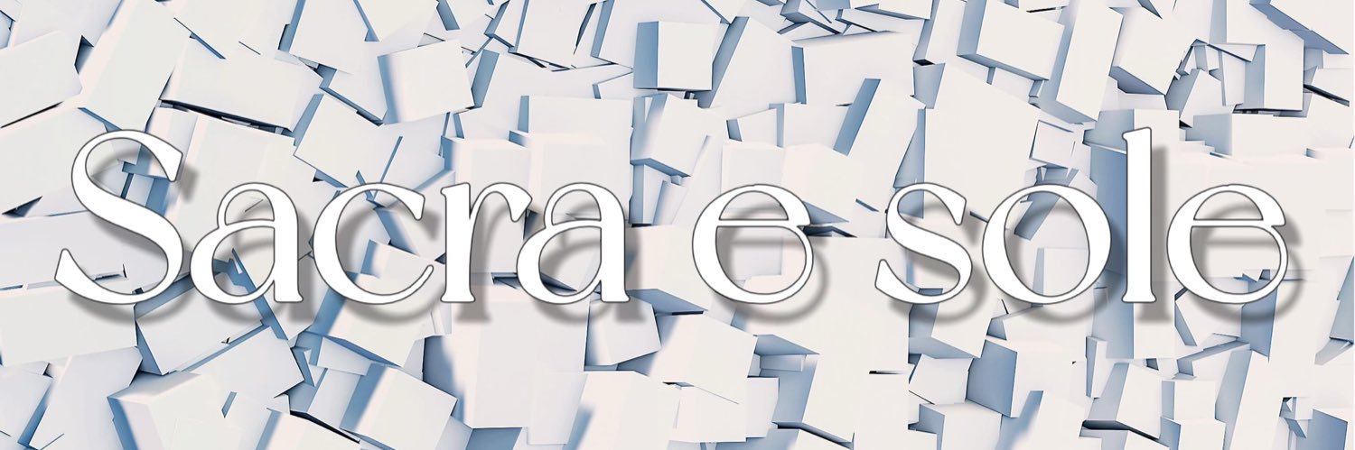 Sacra e sole banner