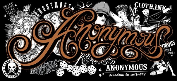 ANONYMOUS Cloth.INK banner