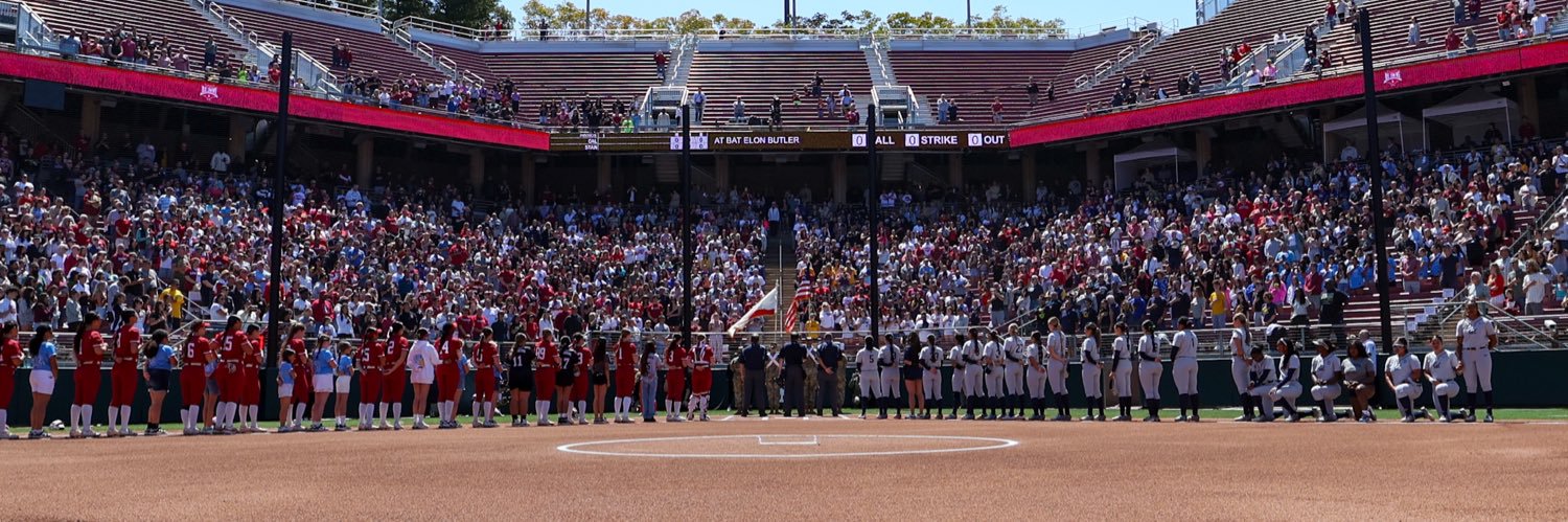 Stanford Softball's banner