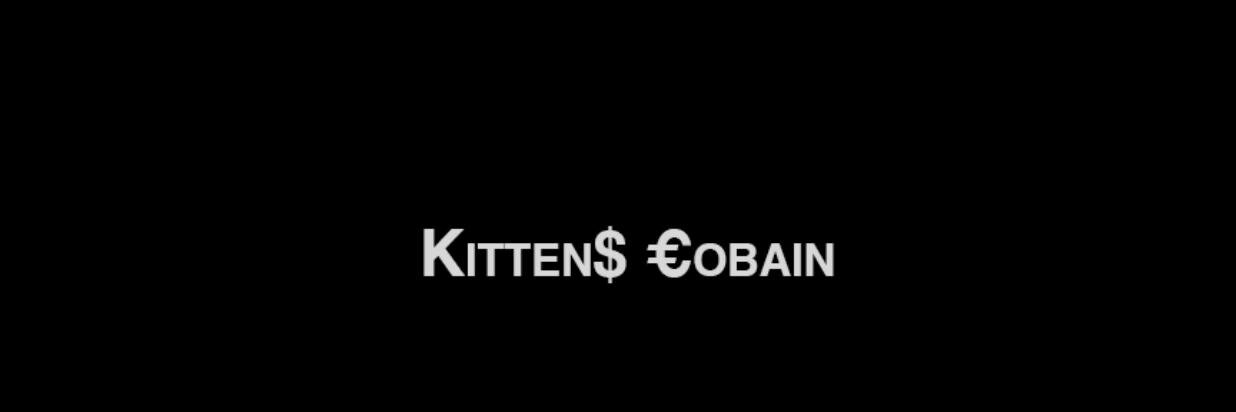 Kittens Cobain banner