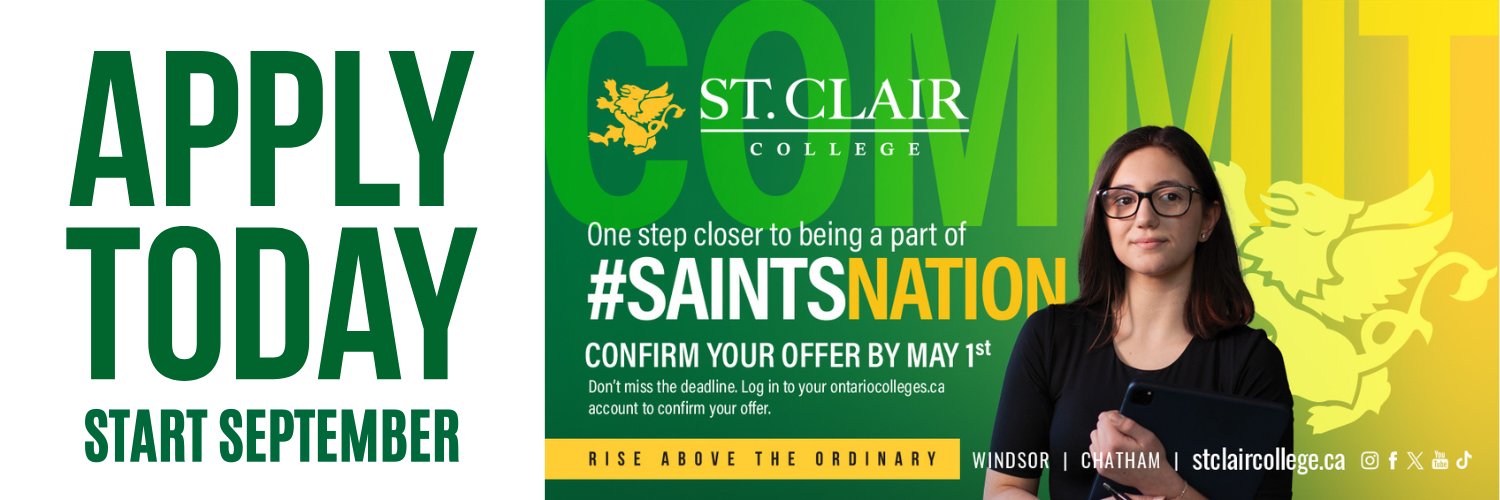 St. Clair College banner