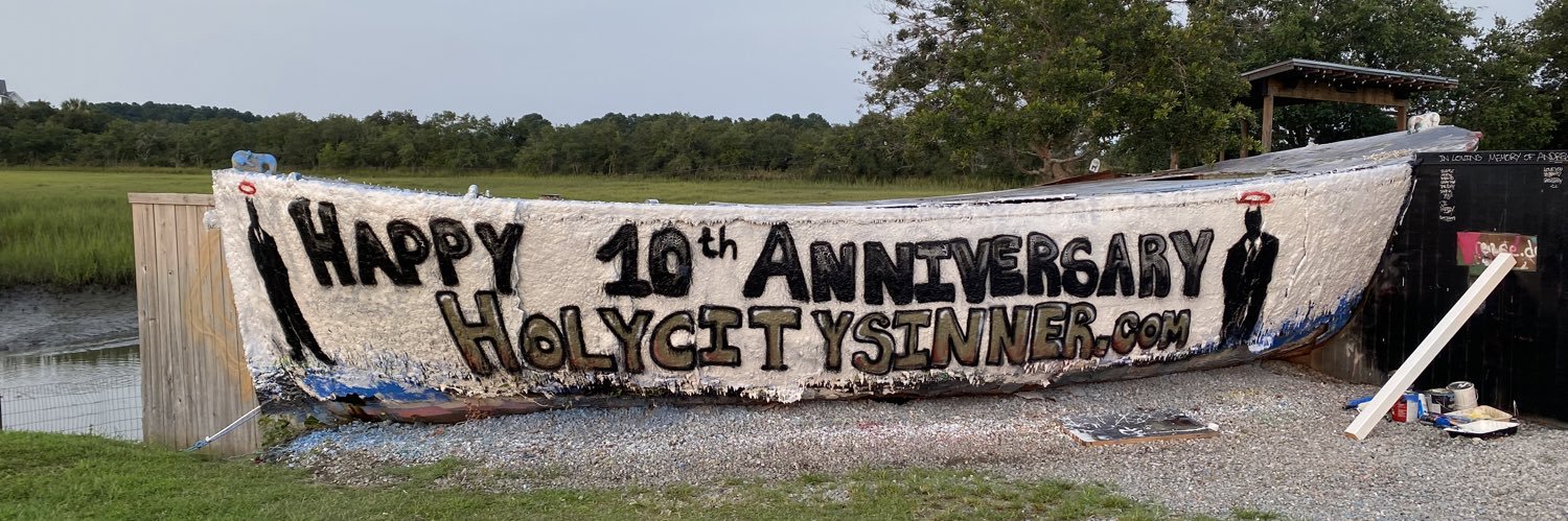 Holy City Sinner's banner