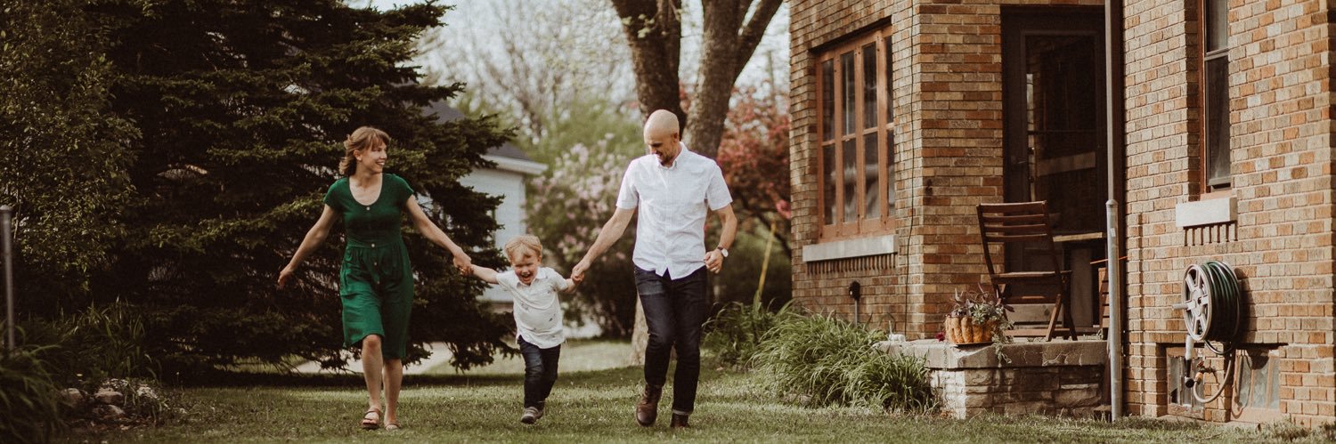 Stay at home, Dad. banner