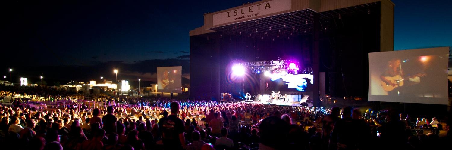 Isleta Amphitheatre banner