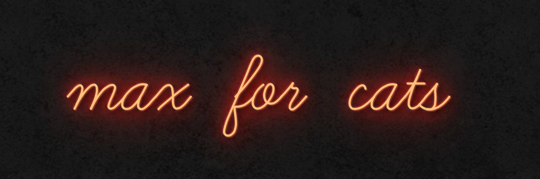 Max for Cats banner