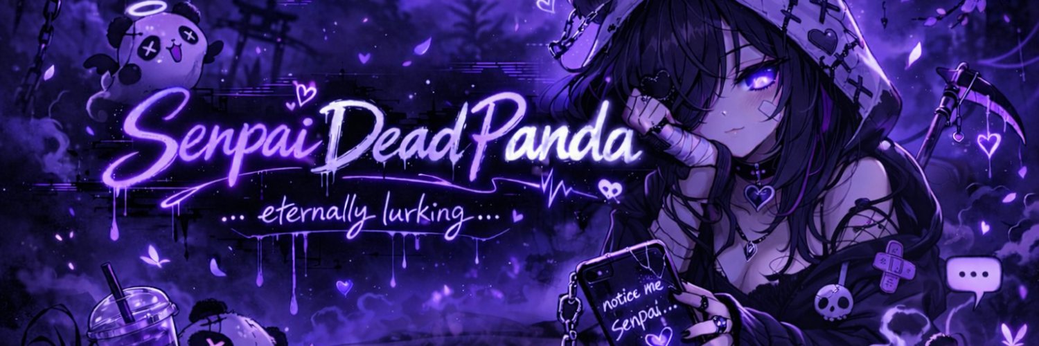 SenpaiDeadPanda ||Panda Vtuber|| banner
