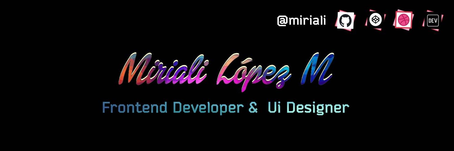 miriali_dev's profile banner image