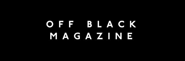 OFFBLACK magazine banner