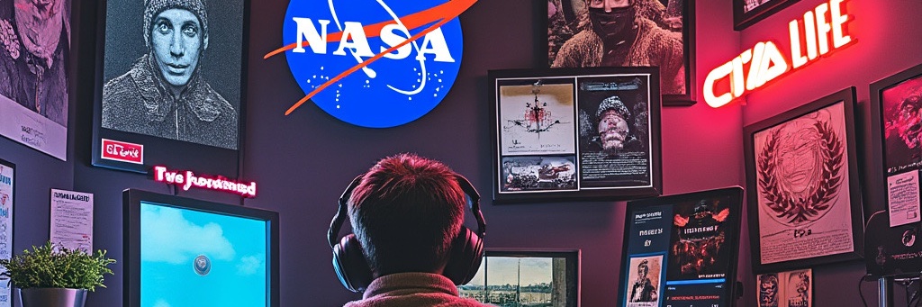 Post NASA Lies's banner