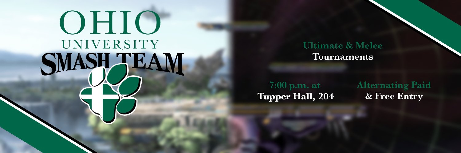 Ohio University Smash Team banner