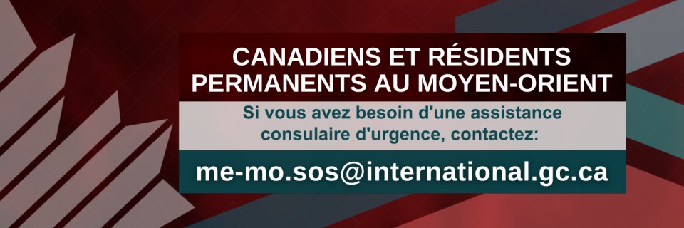 Canada en Palestine banner