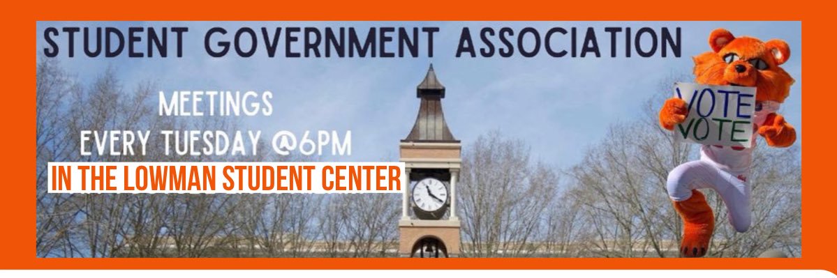 SHSU SGA banner