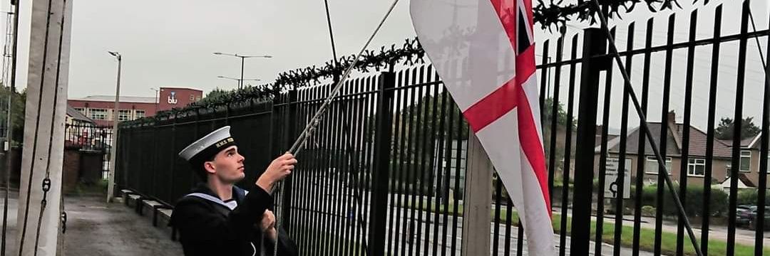 HMS FLYING FOX banner