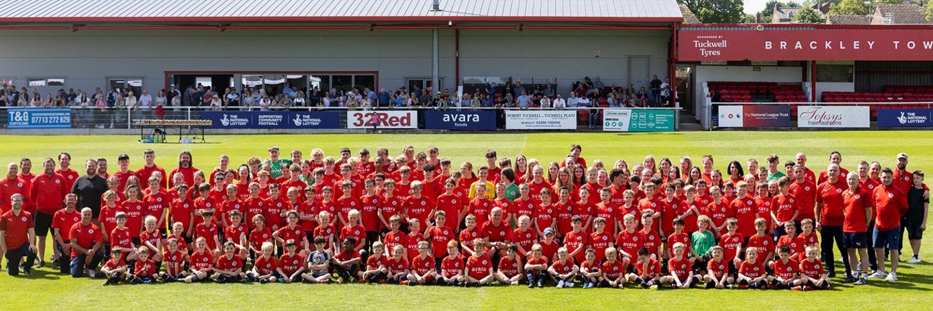 Brackley Town FC Player Development Centre banner