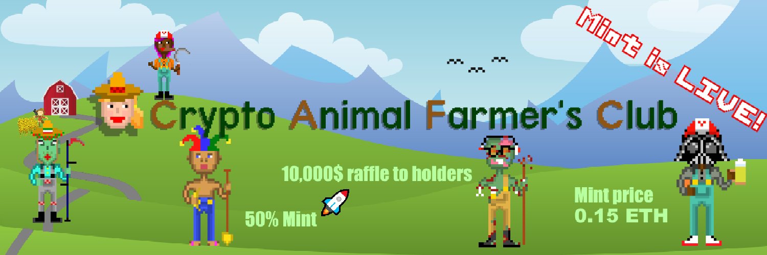 CryptoAnimalFarm banner