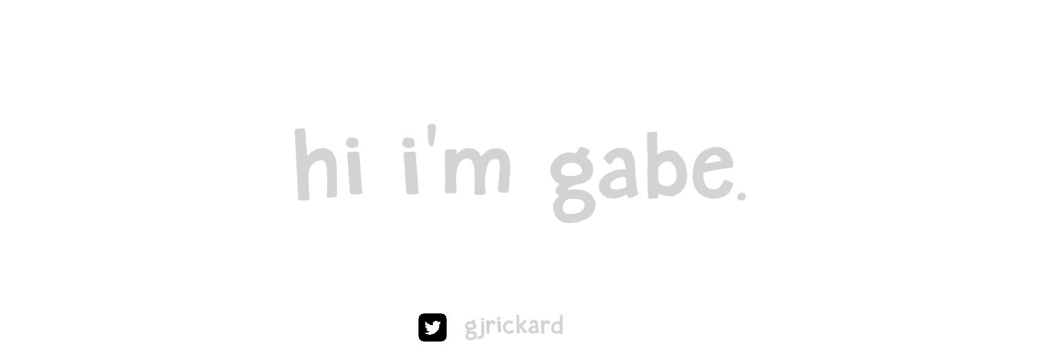 GJRickard's profile banner image
