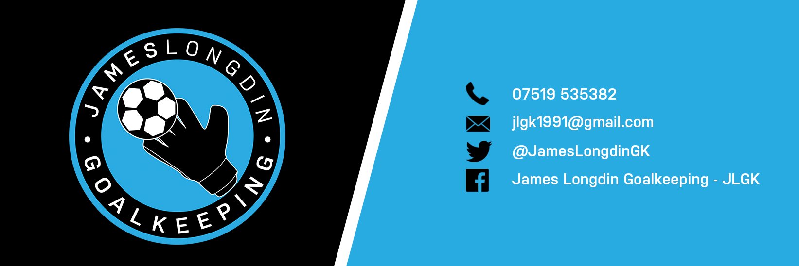 James Longdin Goalkeeping banner