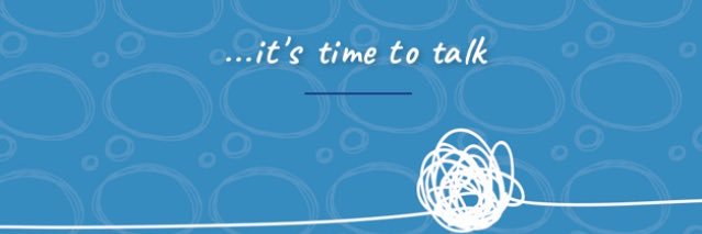 Blue Talking Therapies banner