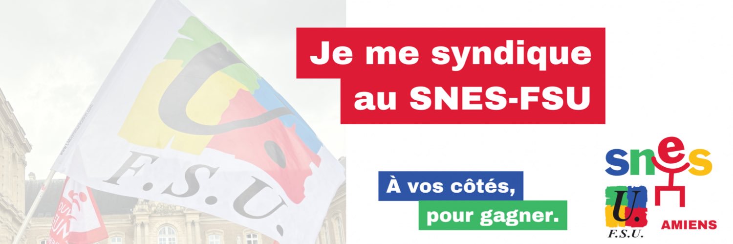 SNES-FSU Amiens banner