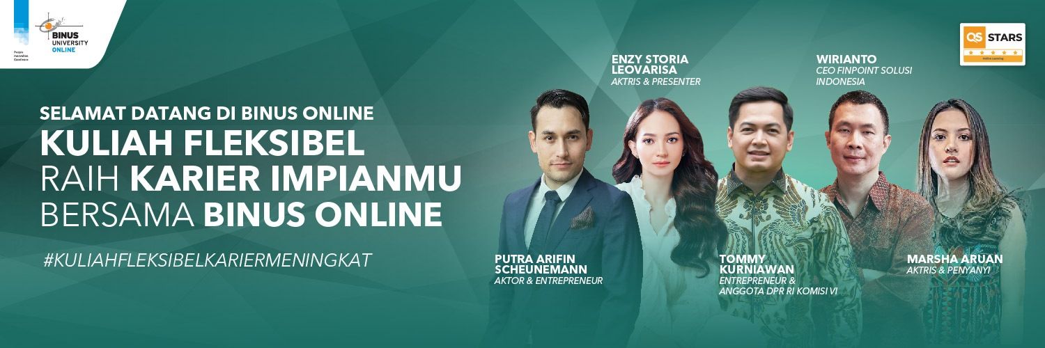 BINUS Online banner