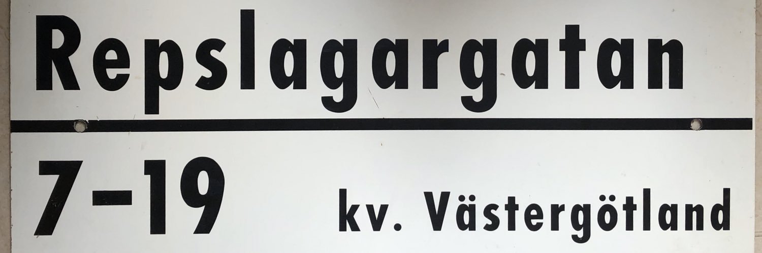 Repslagargatan banner