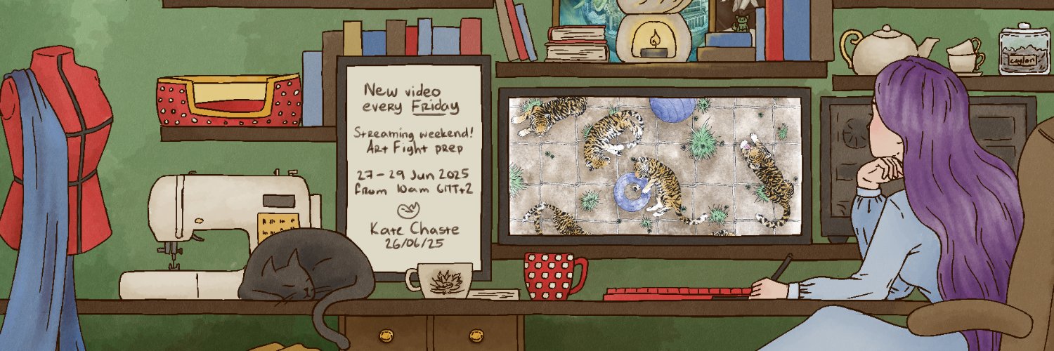 katechaste's profile banner image